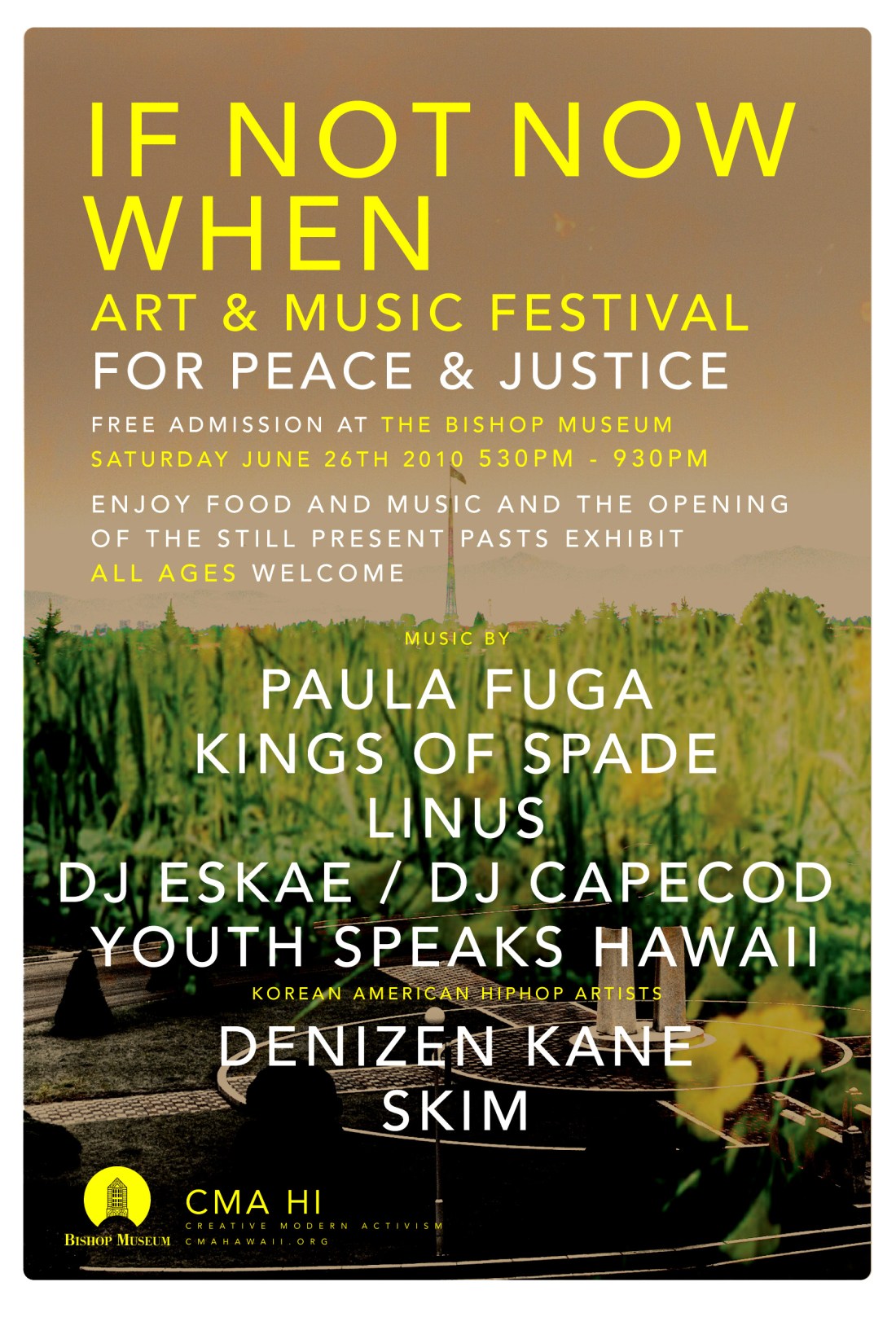 If Not Now When Flyer